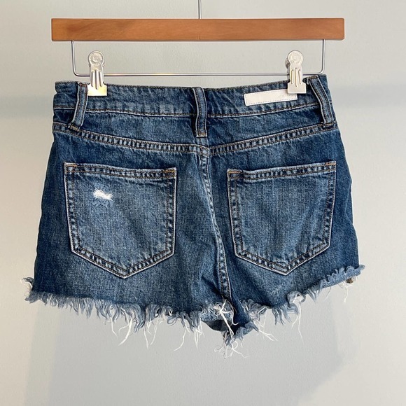 Cello Blue Cut Off Jeans Distressed Size Small Pre-owned - Picture 2 of 7